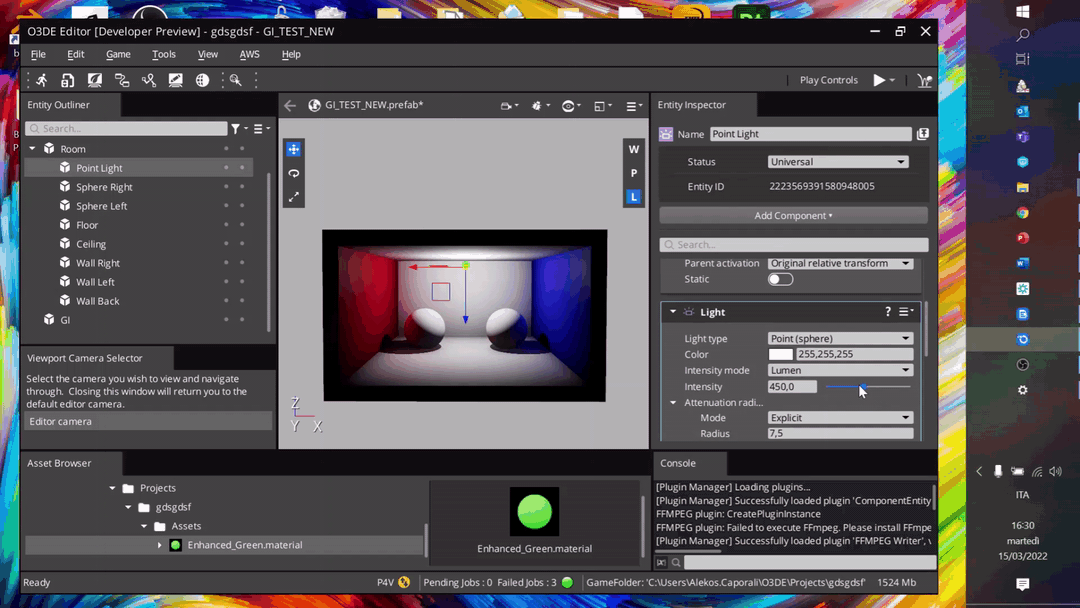 real time GI changes