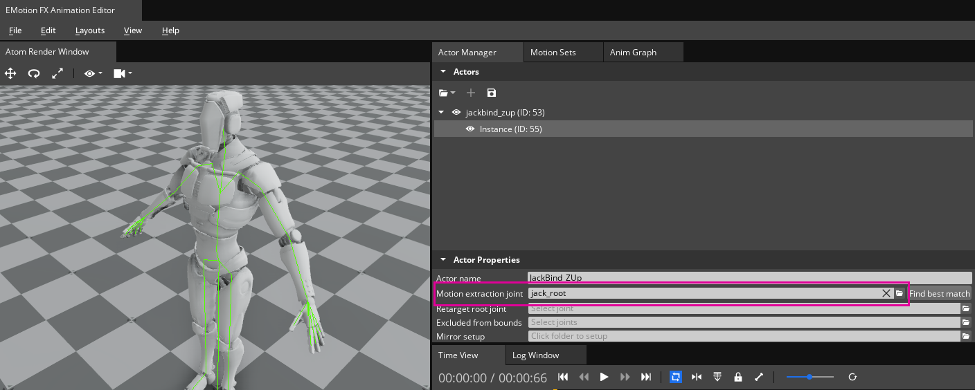 Enable root motion for the actor in Animation Editor.