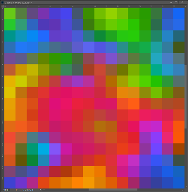 Downsampled (16 x 16 pixels)