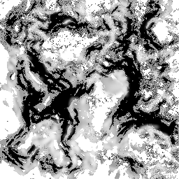 An example surface weight mask image.