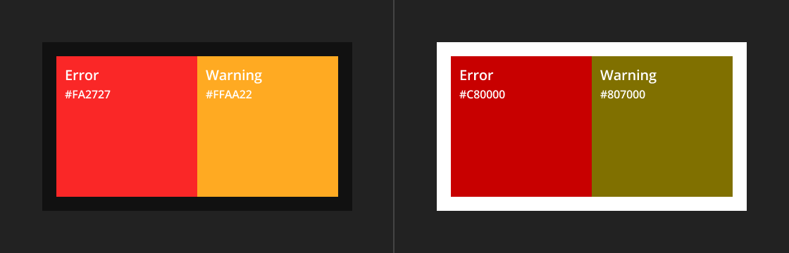 Console Log - Error and Warning examples