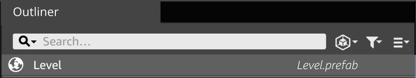 Example of a level component in the O3DE Editor (part 1)