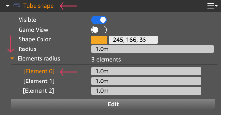 A card component with unsaved property changes.