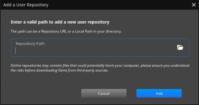 Add Remote Source Dialog